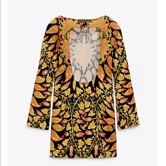 ✨SALE✨Zara Printed Mini Dress ✨SALE✨ - Picture 9 of 11